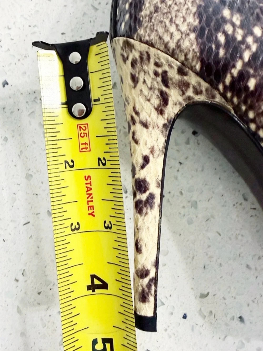 GUESS Paisley 2 Snake Print Ankle Booties Size 6 Pointed Toe Stiletto Heels - Picture 14 of 14